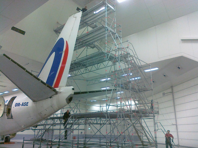 Oprava letadla Ostrava